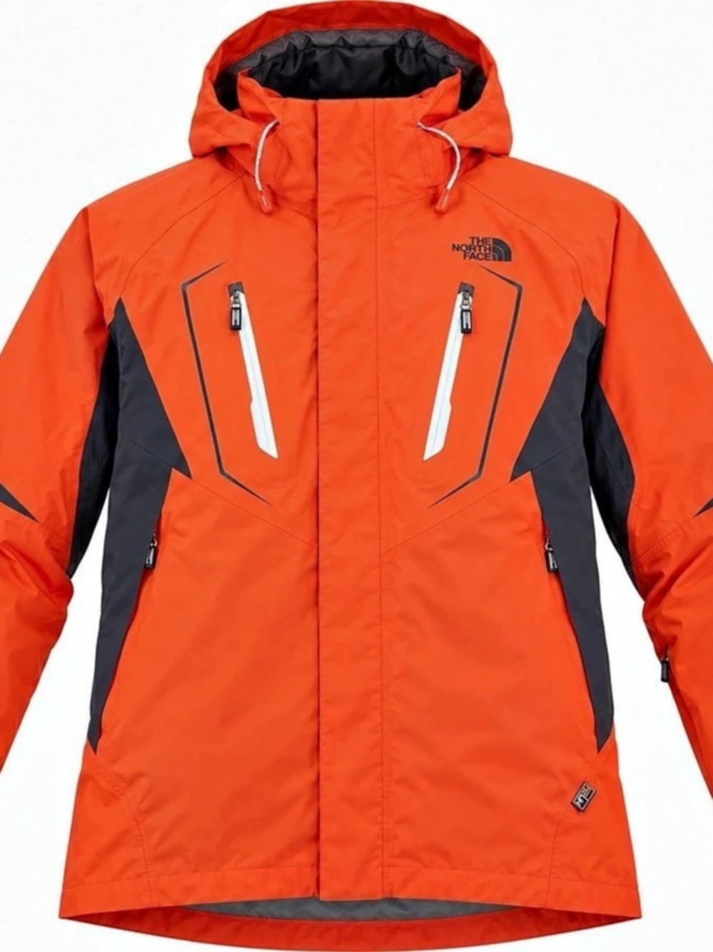 The North Face HyVent RECCO ski jacket Ski Jacket Orange & Black Size Medium